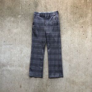 Vintage 1960 grey striped trousers